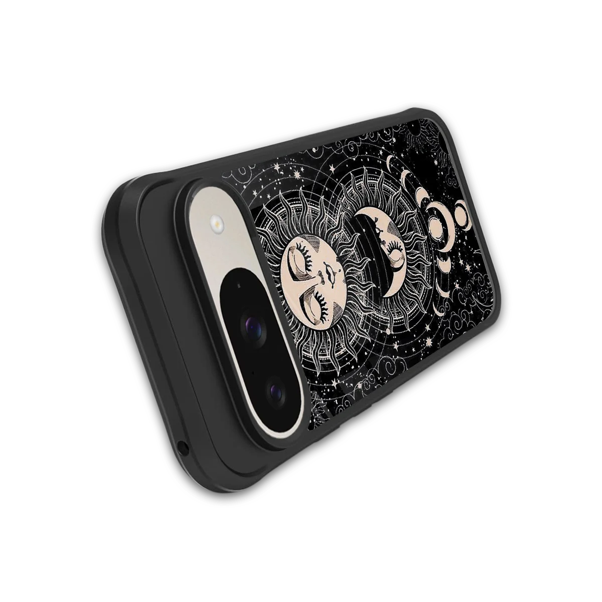 Solar Eclipse stylish phone case for google pixel 9 | glossy glass and slim fit