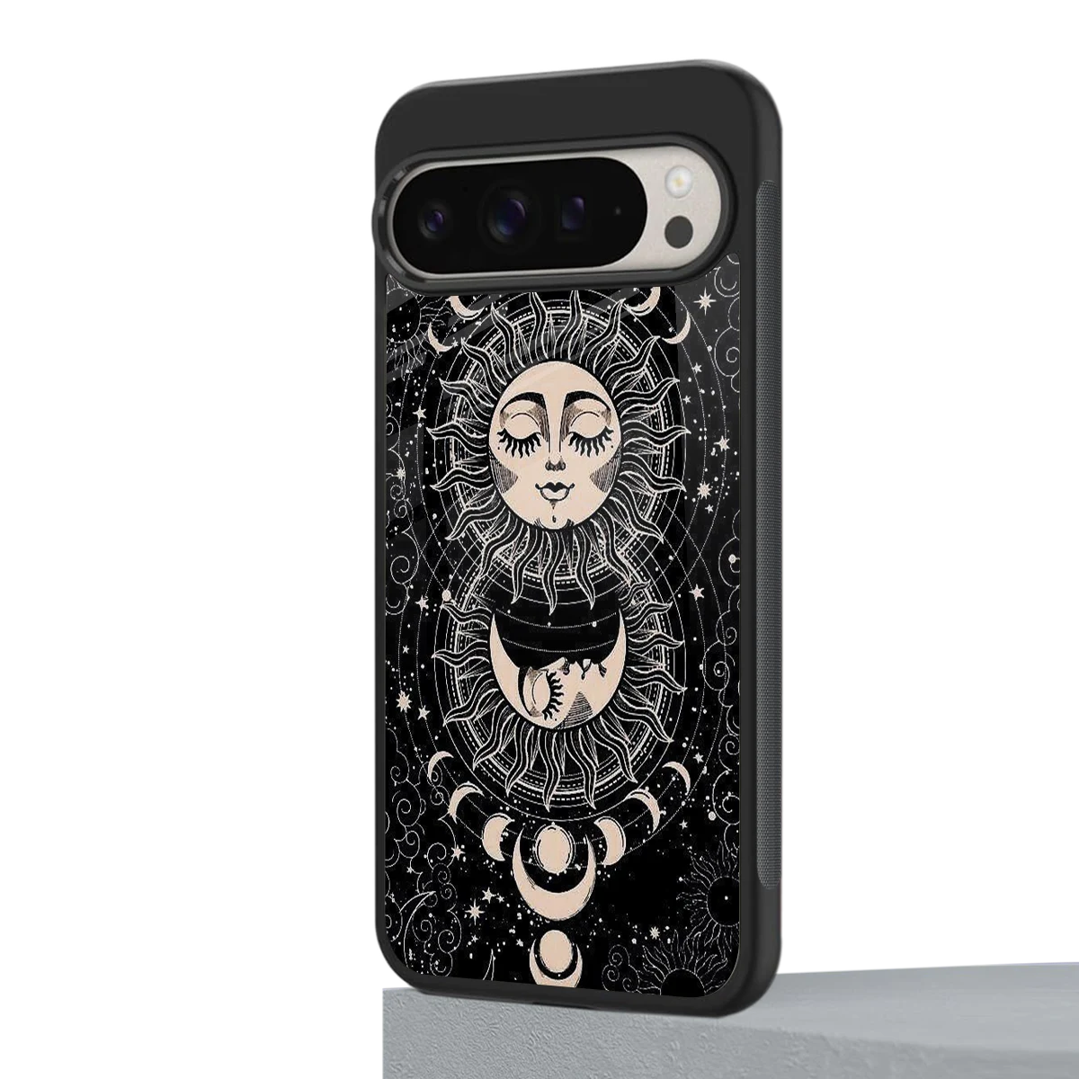 Solar Eclipse google pixel 9 pro mobile cover | shockproof glass phone case