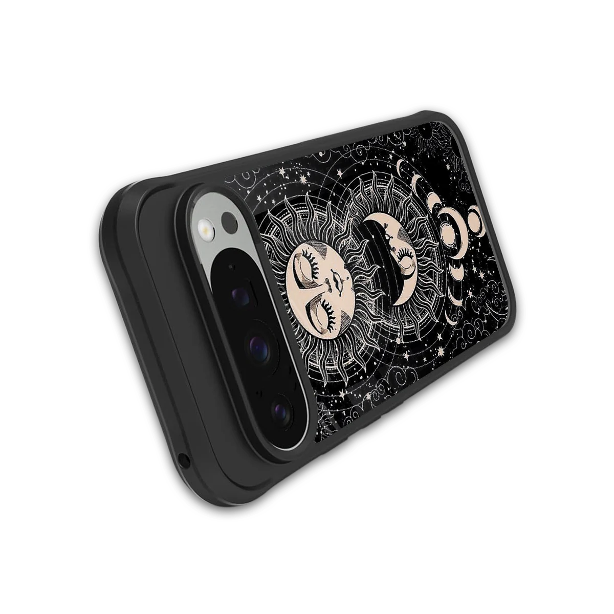 Solar Eclipse stylish phone case for google pixel 9 pro | glossy glass and slim fit