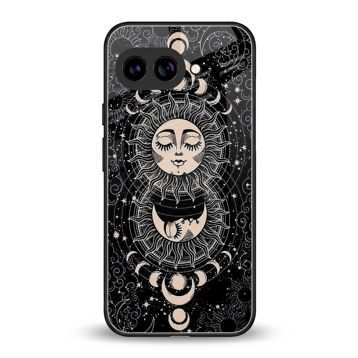 Solar Eclipse back phone cover | glass case for google pixel 10a