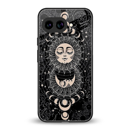 Solar Eclipse back phone cover | glass case for google pixel 10a