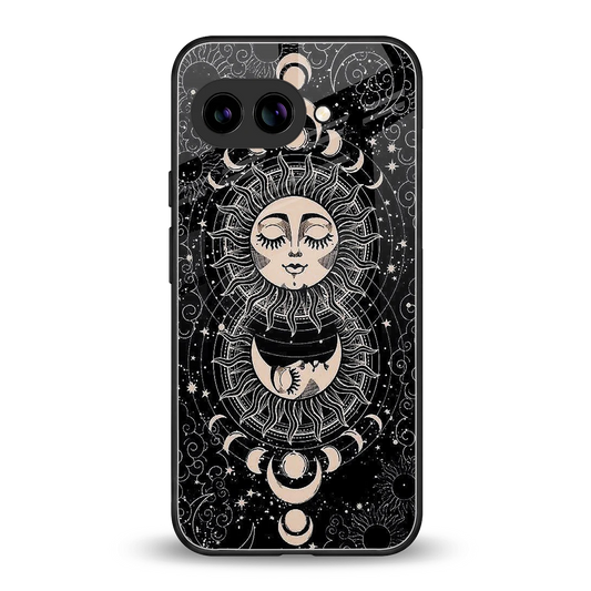 Solar Eclipse back phone cover | glass case for google pixel 10a
