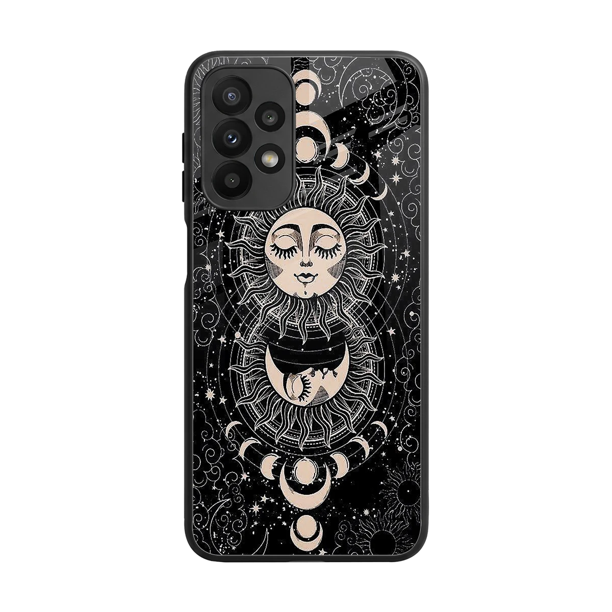 Solar Eclipse back phone cover | glass case for samsung galaxy a23