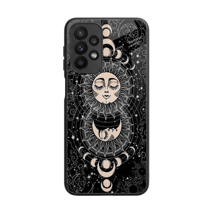 Solar Eclipse back phone cover | glass case for samsung galaxy a23