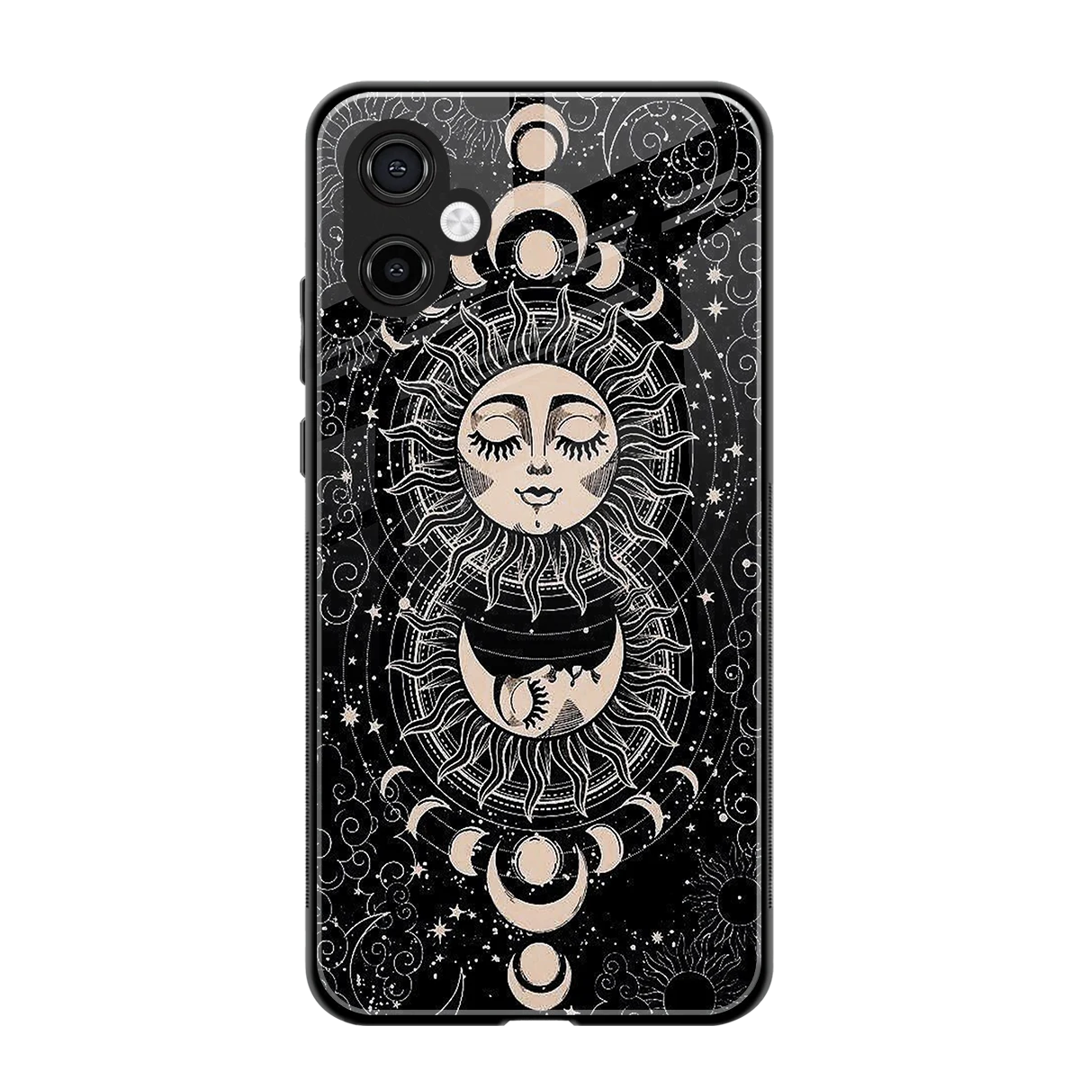 Solar Eclipse back phone cover | glass case for samsung galaxy a06 5g