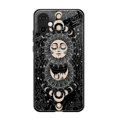 Solar Eclipse back phone cover | glass case for samsung galaxy a06 5g