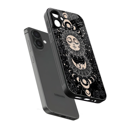 Solar Eclipse sleek samsung galaxy a06 5g cover with tempered glass back and TPU edges