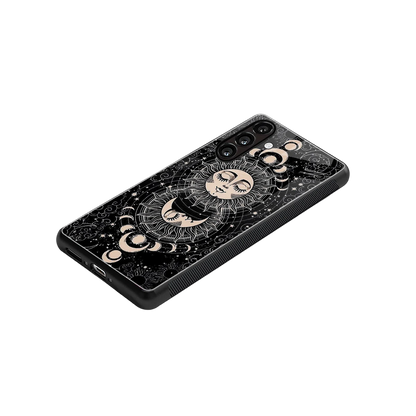 Solar Eclipse stylish phone case for samsung galaxy a16 5g | glossy glass and slim fit