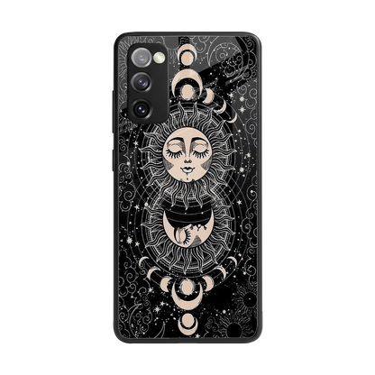 Solar Eclipse back phone cover | glass case for samsung galaxy s20 fe