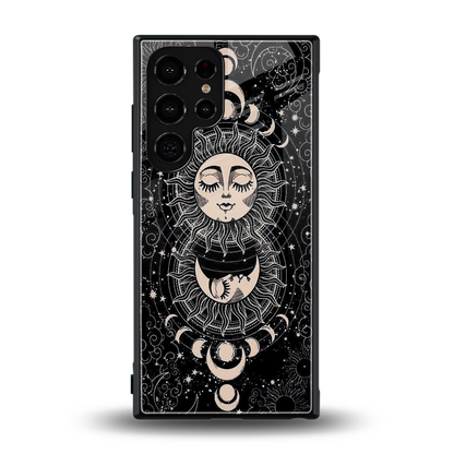 Solar Eclipse back phone cover | glass case for samsung galaxy s24 ultra
