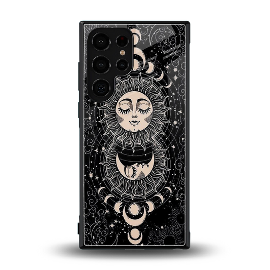Solar Eclipse back phone cover | glass case for samsung galaxy s24 ultra
