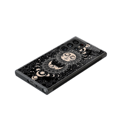 Solar Eclipse stylish phone case for samsung galaxy s23 ultra | glossy glass and slim fit