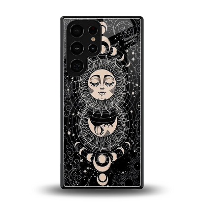 Solar Eclipse back phone cover | glass case for samsung galaxy s25 ultra