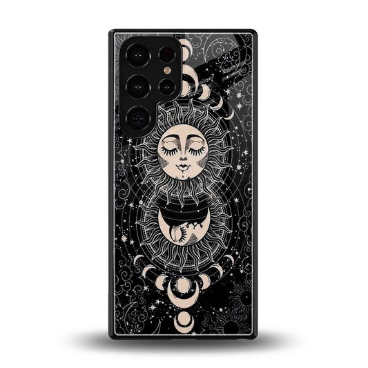 Solar Eclipse back phone cover | glass case for samsung galaxy s25 ultra