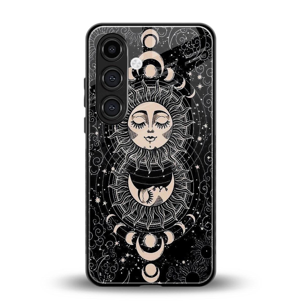 Solar Eclipse back phone cover | glass case for samsung galaxy s24 plus