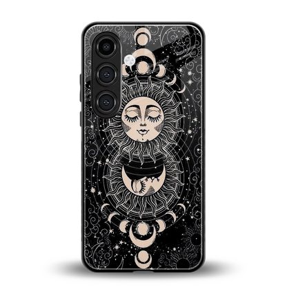 Solar Eclipse back phone cover | glass case for samsung galaxy s24