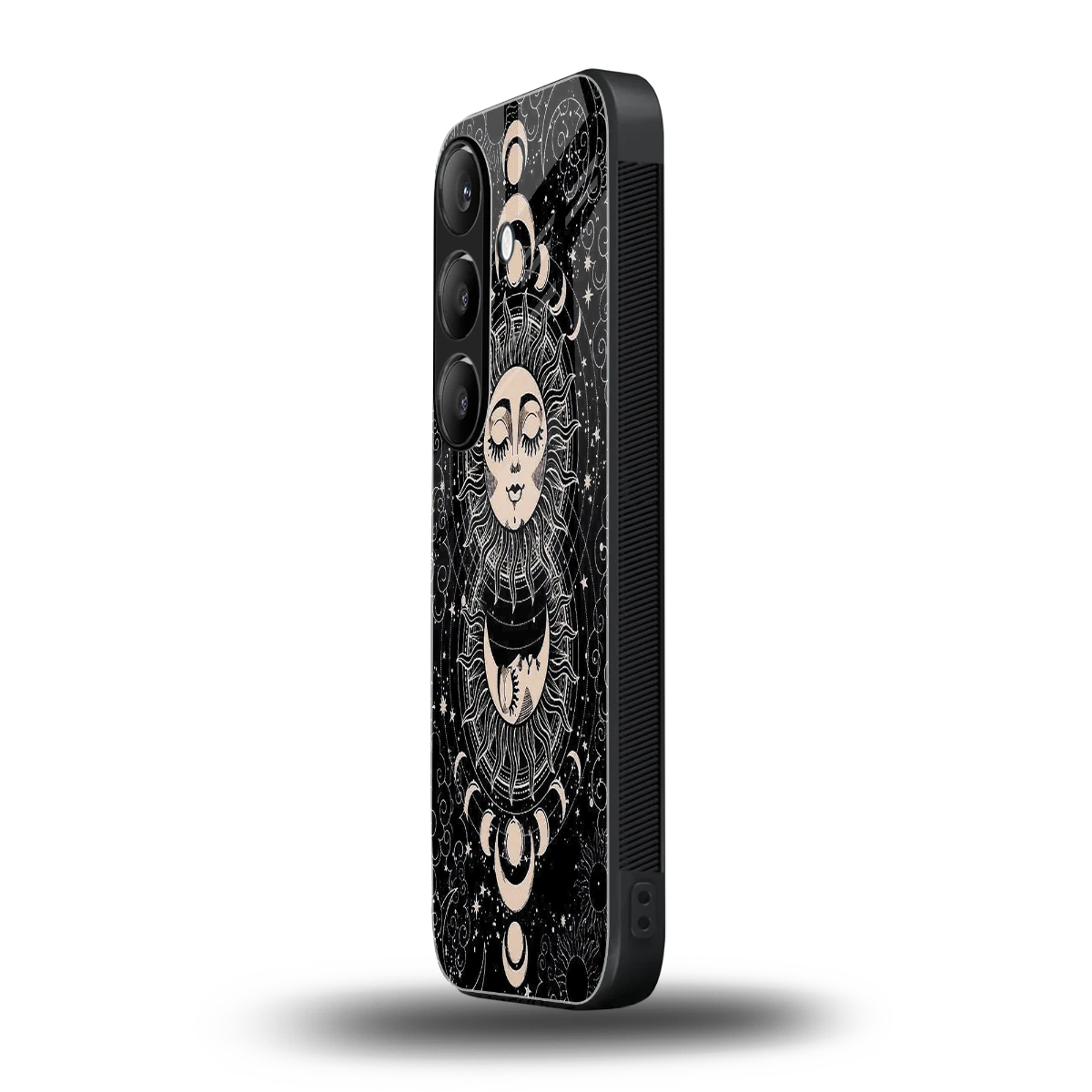 Solar Eclipse samsung galaxy s25 mobile cover | shockproof glass phone case