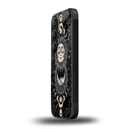 Solar Eclipse samsung galaxy s25 mobile cover | shockproof glass phone case