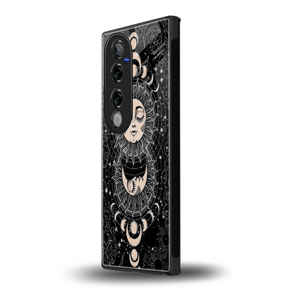 Solar Eclipse vivo v40 pro mobile cover | shockproof glass phone case