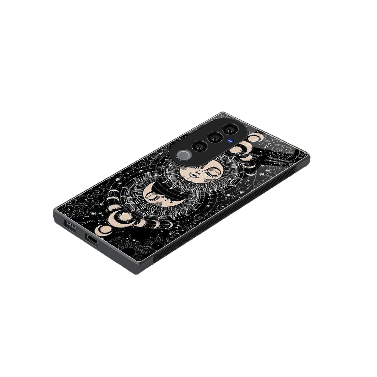 Solar Eclipse stylish phone case for vivo v40 pro | glossy glass and slim fit