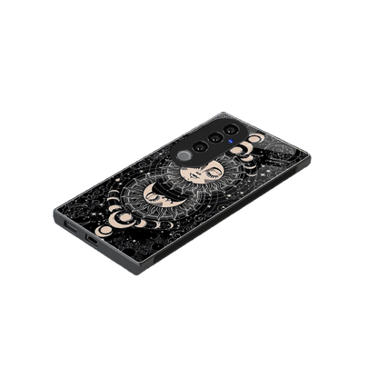 Solar Eclipse stylish phone case for vivo v40 pro | glossy glass and slim fit