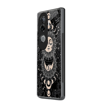 Solar Eclipse vivo v40e mobile cover | shockproof glass phone case