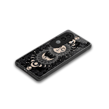 Solar Eclipse stylish phone case for vivo v40e | glossy glass and slim fit