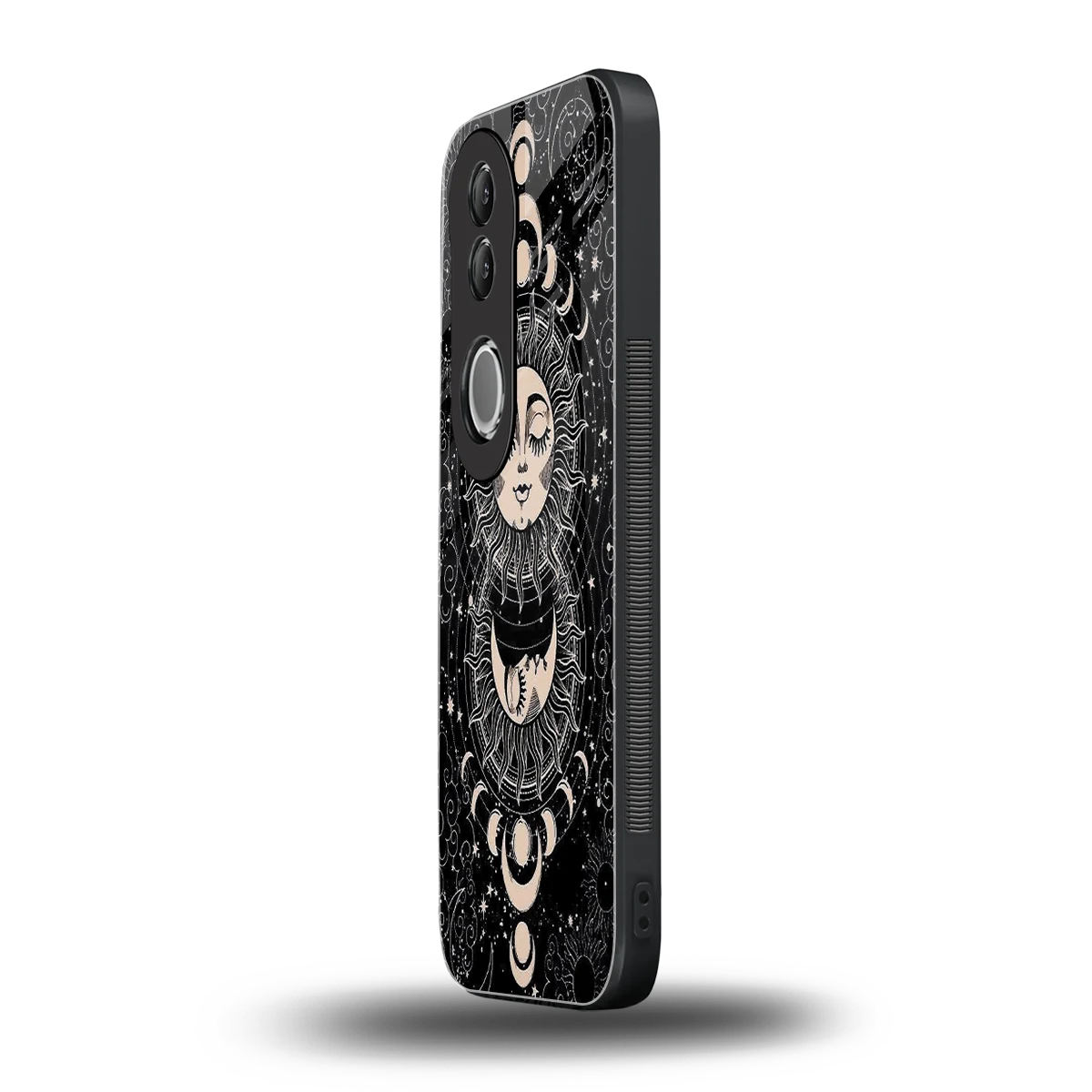 Solar Eclipse vivo v50 mobile cover | shockproof glass phone case