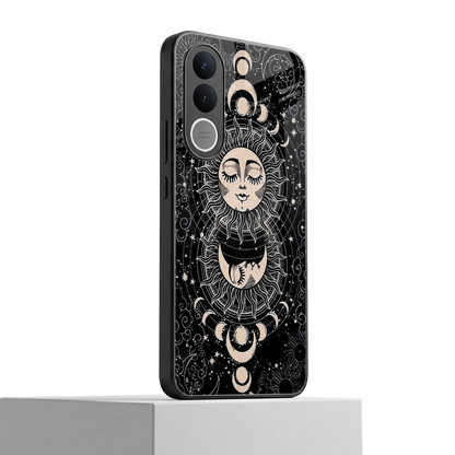 Solar Eclipse vivo v70 fe mobile cover | shockproof glass phone case