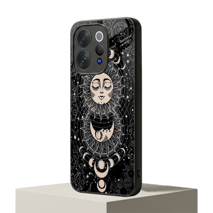 Solar Eclipse vivo v70 elite mobile cover | shockproof glass phone case