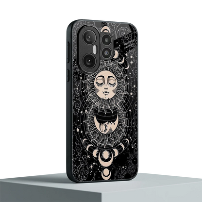 Solar Eclipse vivo x200 fe mobile cover | shockproof glass phone case