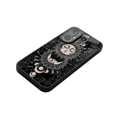 Solar Eclipse stylish phone case for vivo x200 fe | glossy glass and slim fit
