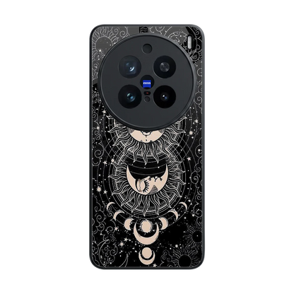 Solar Eclipse back phone cover | glass case for vivo x200 pro