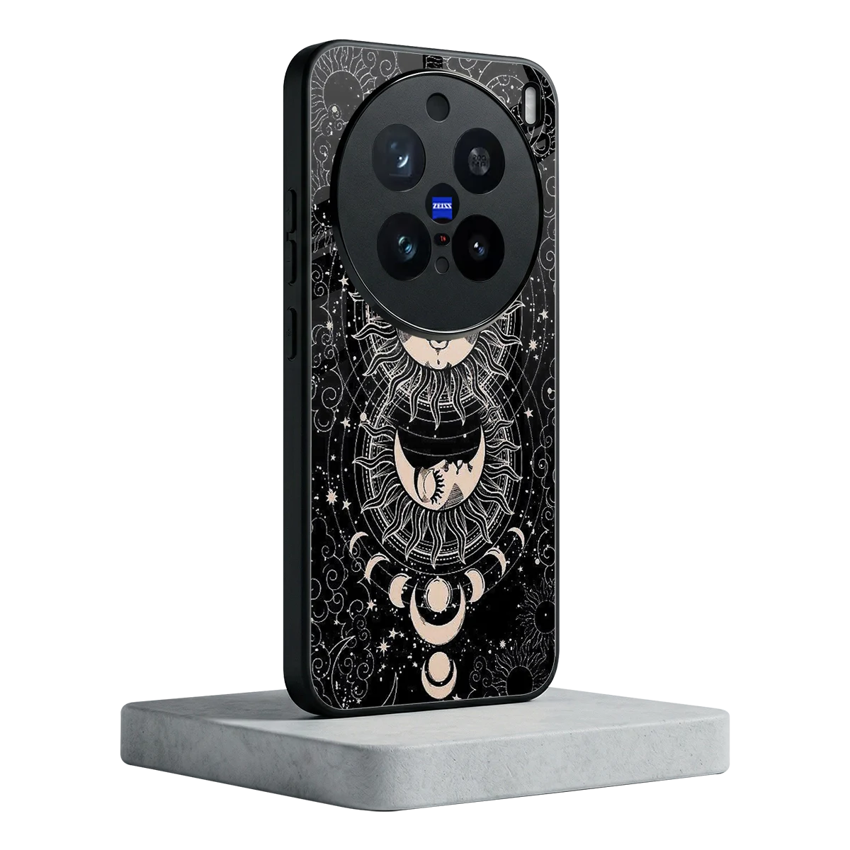 Solar Eclipse vivo x200 pro mobile cover | shockproof glass phone case