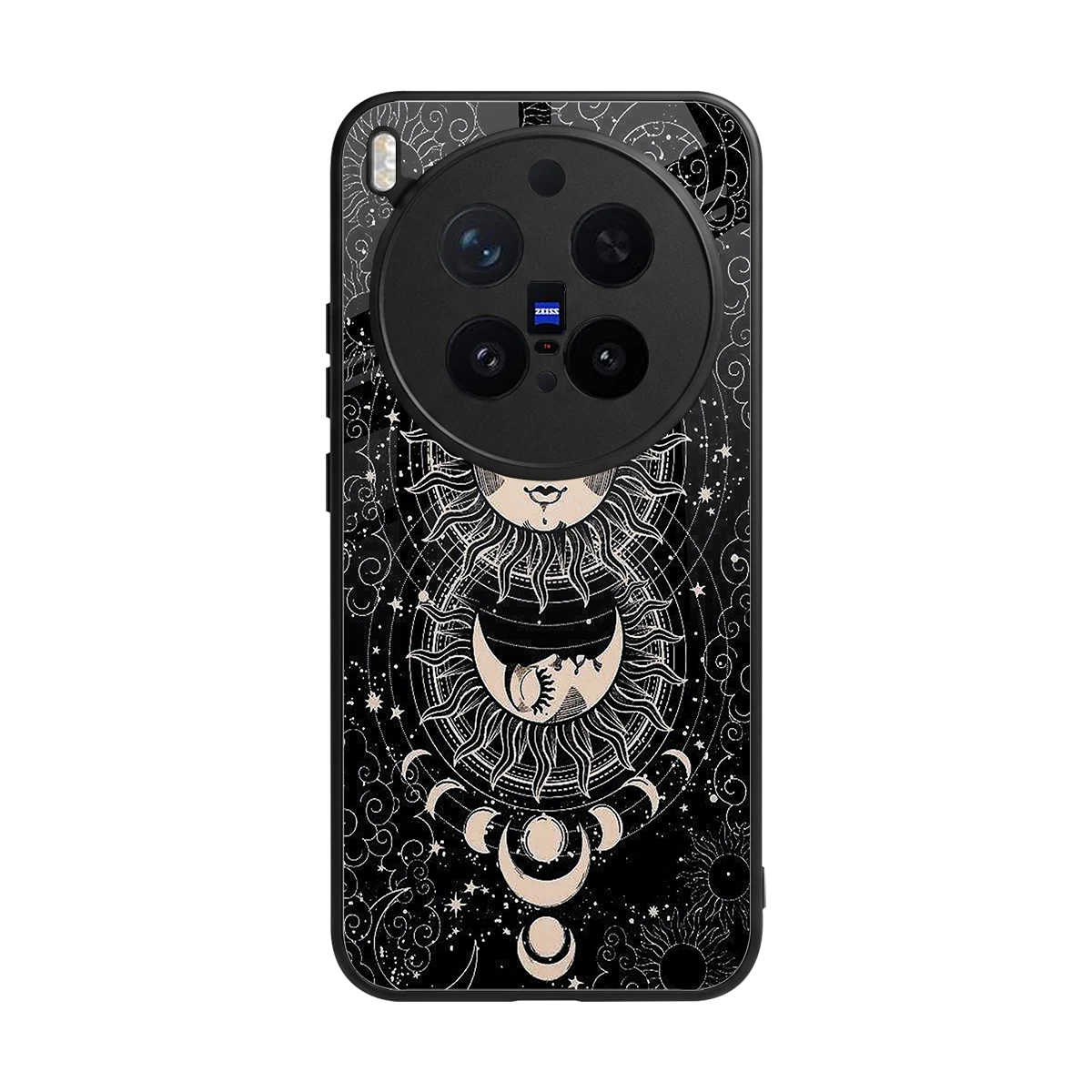 Solar Eclipse back phone cover | glass case for vivo x300 pro