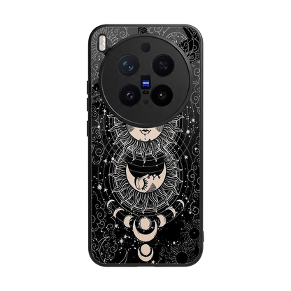 Solar Eclipse back phone cover | glass case for vivo x300 pro