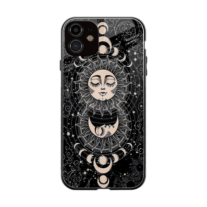 Solar Eclipse back phone cover | glass case for iphone 12