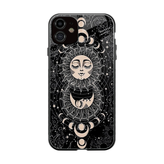 Solar Eclipse back phone cover | glass case for iphone 12