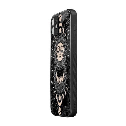 Solar Eclipse iphone 12 mobile cover | shockproof glass phone case