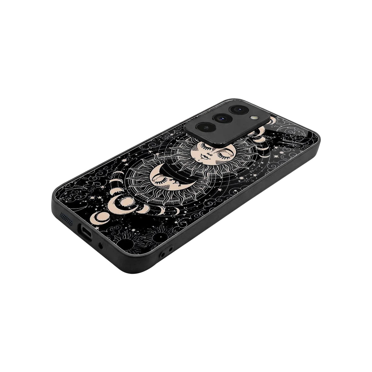 Solar Eclipse stylish phone case for redmi 15 5g | glossy glass and slim fit
