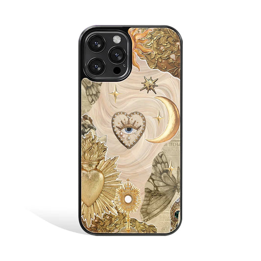 Premium Glass Back Mobile Phone Cover for iPhone, Samsung, OnePlus, Google Pixel, Redmi, Oppo, Vivo & Realme