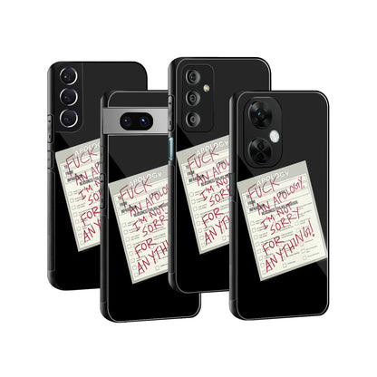 Stylish Glass Back Case for All Smartphones iPhone, Samsung, OnePlus, Pixel, Redmi, Oppo, Vivo, Motorola