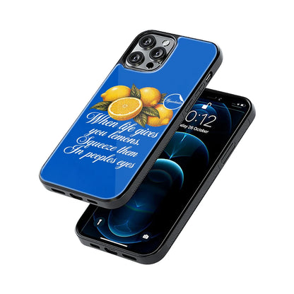 Protective Glass Back Phone Case Compatible with iPhone, Samsung, OnePlus, Pixel & More
