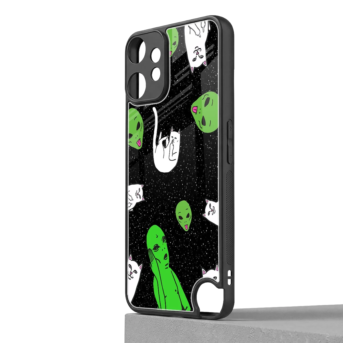 Space Kitty cmf nothing phone 2 pro mobile cover | shockproof glass phone case