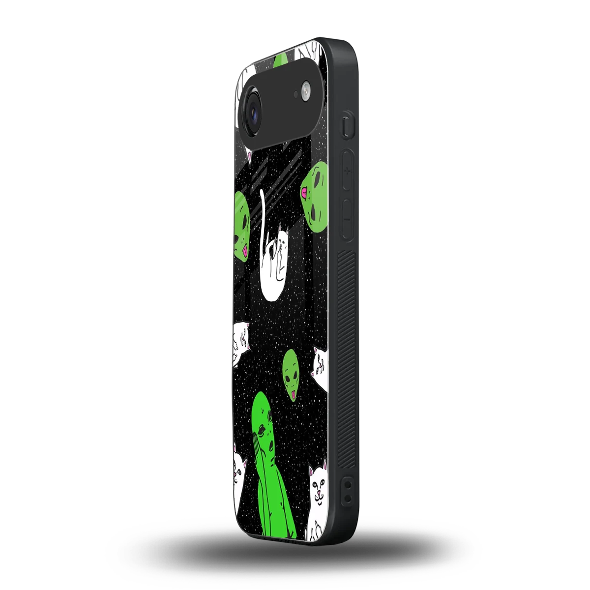 Space Kitty iphone air mobile cover | shockproof glass phone case