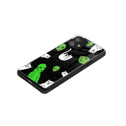 Space Kitty stylish phone case for nothing phone 1 | glossy glass and slim fit