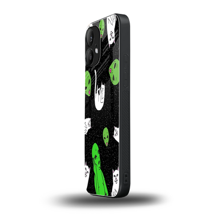 Space Kitty nothing phone 2 mobile cover | shockproof glass phone case
