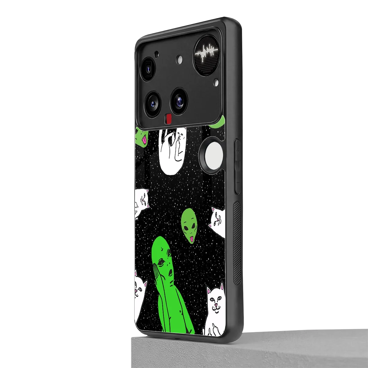 Space Kitty nothing phone 3 mobile cover | shockproof glass phone case