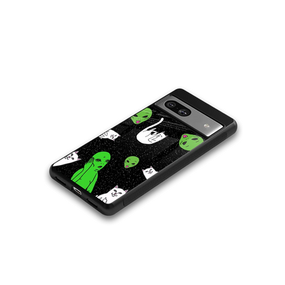 Space Kitty google pixel 7 mobile cover | shockproof glass phone case