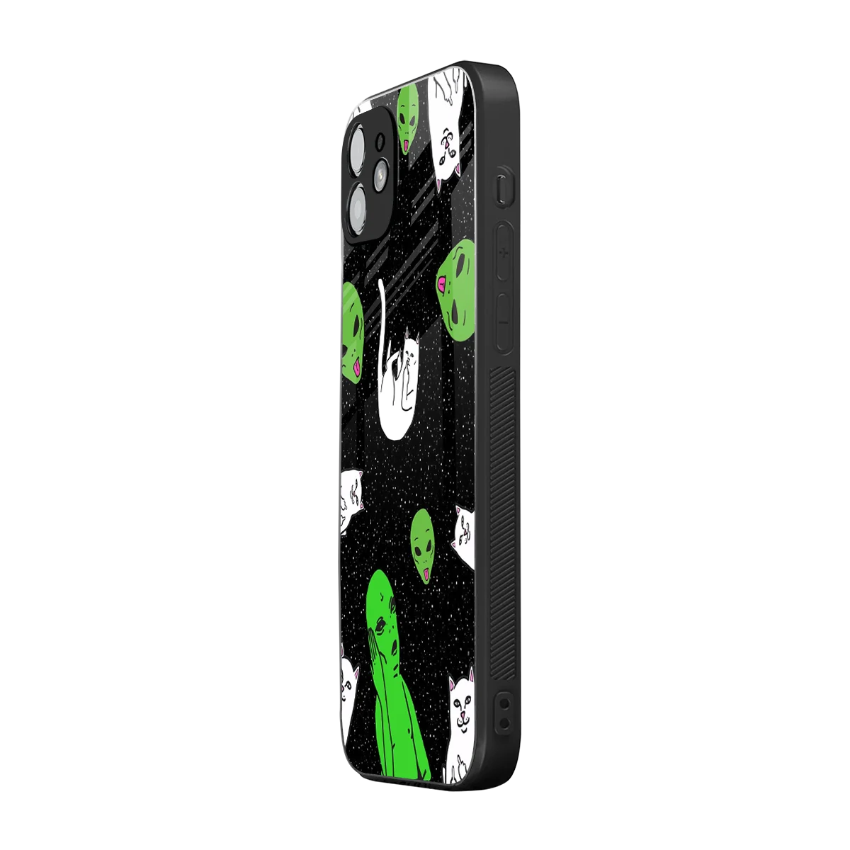 Space Kitty iphone 11 mobile cover | shockproof glass phone case